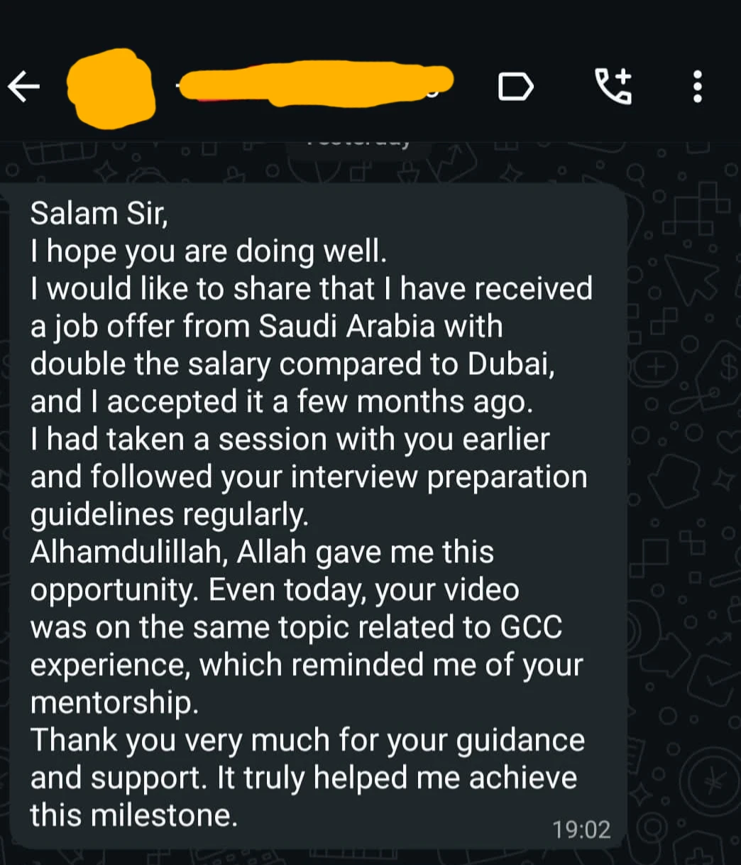 WhatsApp feedback screenshot 13 shared with Nabeel Asim